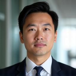 Portrait of David Kim, Chief Investment Strategist, looking thoughtful.