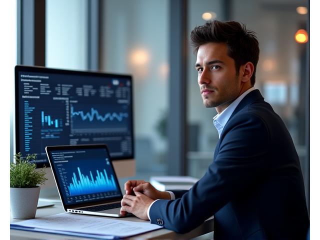 Person reviewing financial documents and cryptocurrency charts, with a Canadian flag subtly in the background, symbolizing tax compliance.