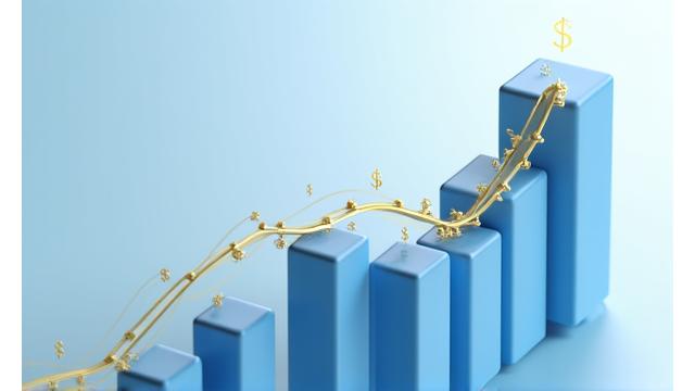 Illustration of a financial calculator or a graph showing cost savings over time with lower fees.