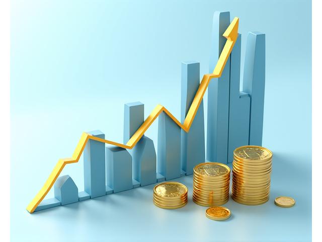 Financial charts and graphs overlaid with Canadian currency symbolizing investment growth.